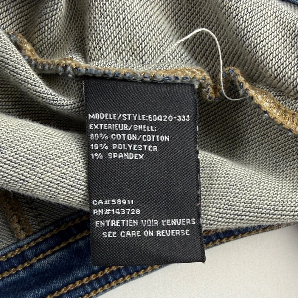 Tribal Jeans Comfort Stretch Maxi Denim Jacket Size S